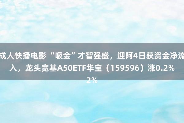 成人快播电影 “吸金”才智强盛，迎阿4日获资金净流入，龙头宽基A50ETF华宝（159596）涨0.2%