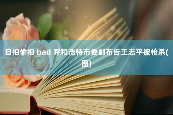 自拍偷拍 bad 呼和浩特市委副布告王志平被枪杀(图)